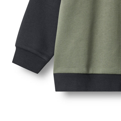 Sweat-shirt Block Ellis | Bleu marine | Wheat Kids