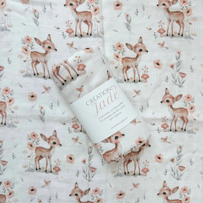 Bamboo & Cotton Muslin - Bambi