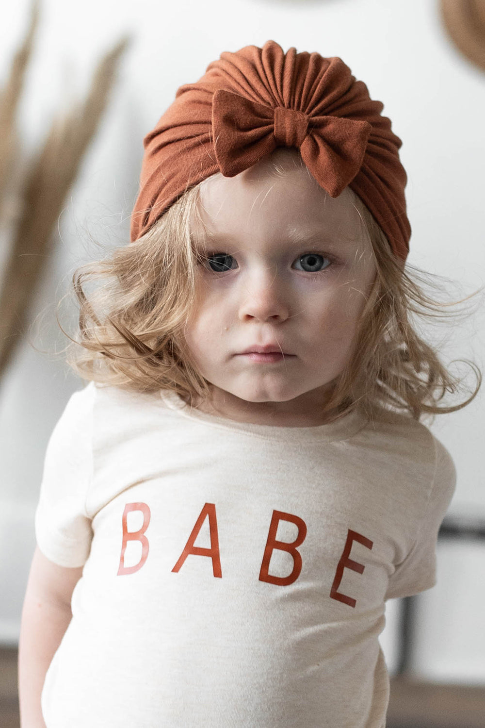 Chapeau turban en bambou | Rouille