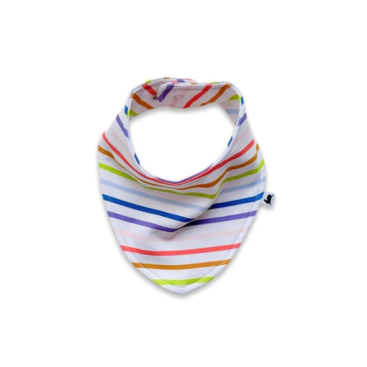 Bamboo Baby Bib | Rainbow Stripe