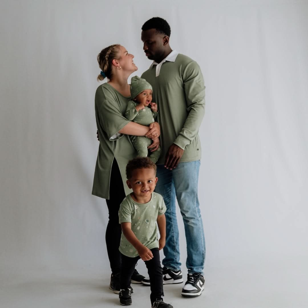 Unisex/Men's Bamboo Rugby Style Shirt | Graphite