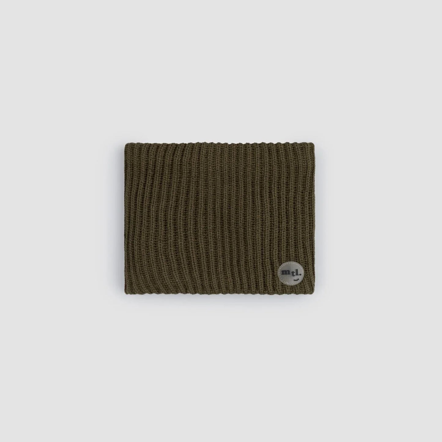 Ribbed Neck Warmer | Lichen Green | Miles The Label