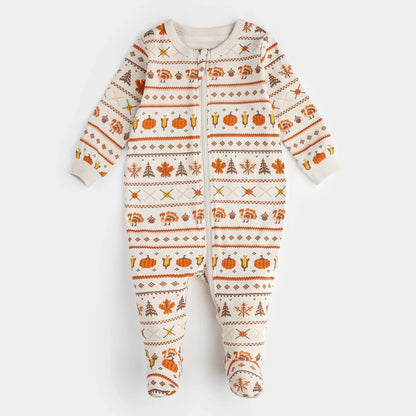 Dors-bien imprimé Fair Isle de la collection Harvest | Petit Lem