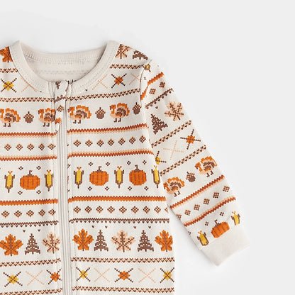 Dors-bien imprimé Fair Isle de la collection Harvest | Petit Lem