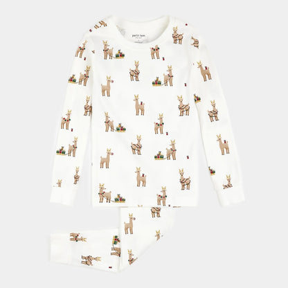 Ensemble de pyjama Rudy et ses amis Off-White | Petit Lem