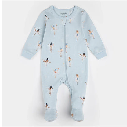 Imprimé Fée Dragée sur pyjama bleu glacier | Petit Lem