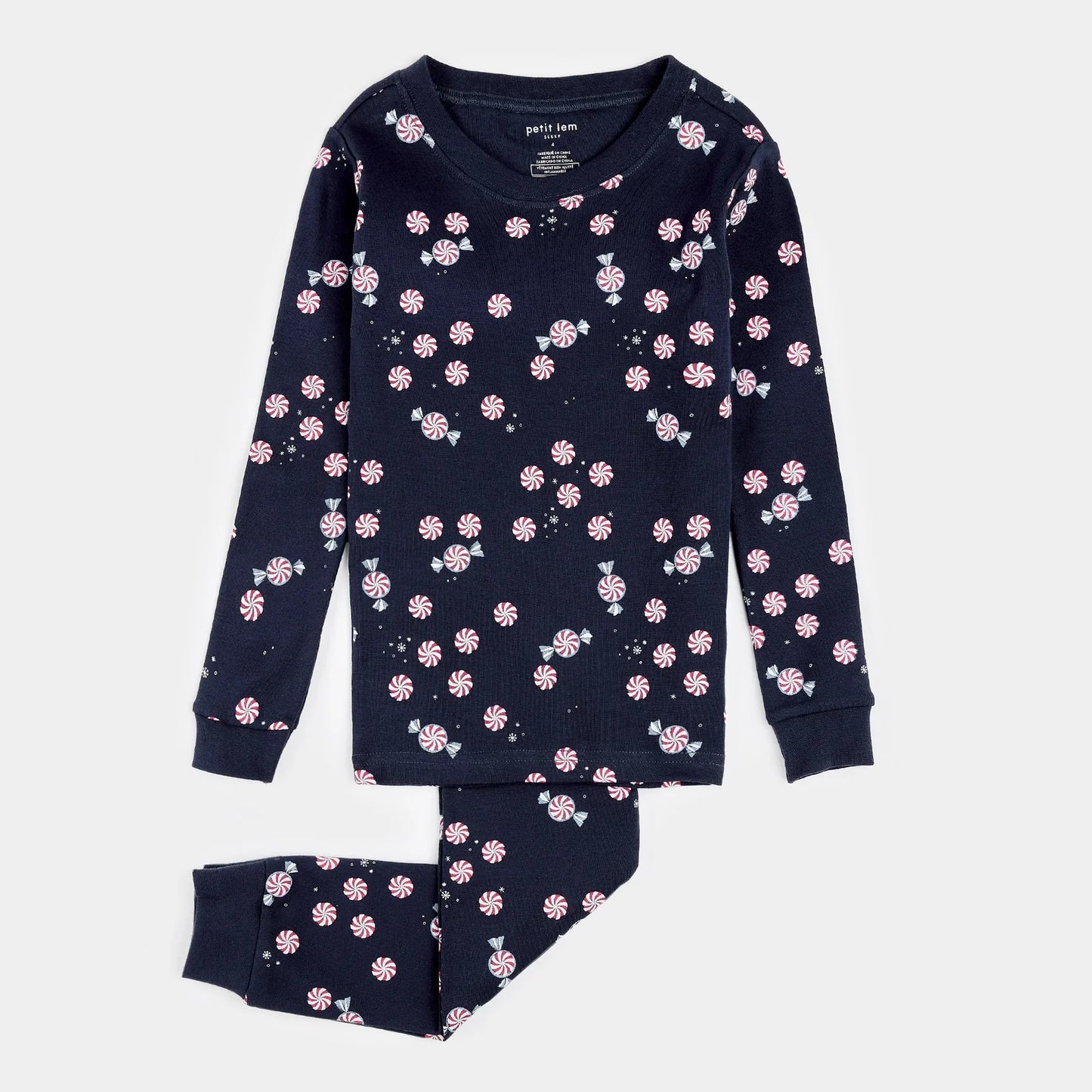 Ensemble de pyjama « Starlight Spirals » bleu marine | Petit Lem