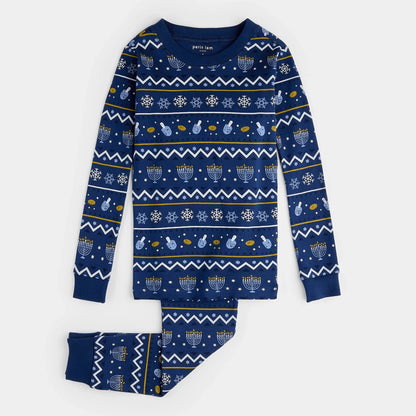 Ensemble de pyjama Hanukkah à imprimé Fair Isle | Petit Lem