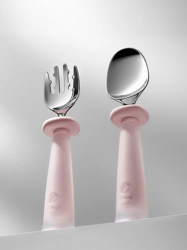 Stainless Steel Spoon & Fork Set 2pcs