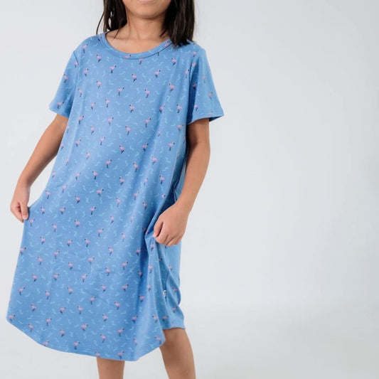 Youth Bamboo Bamboo Winslow Dress | Flamingo Fête