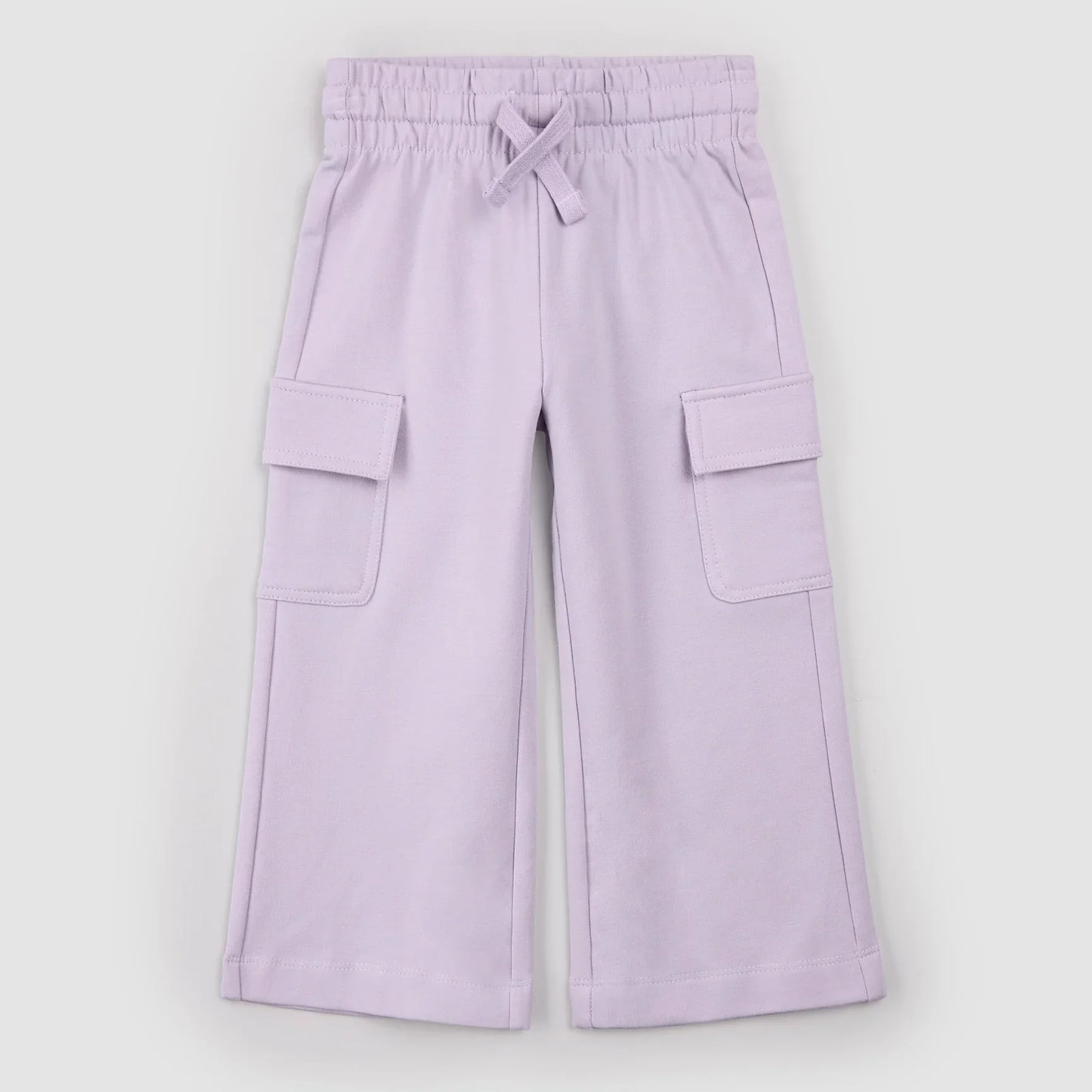 Wide Leg Cargo Joggers | Thistle | Miles the Label
