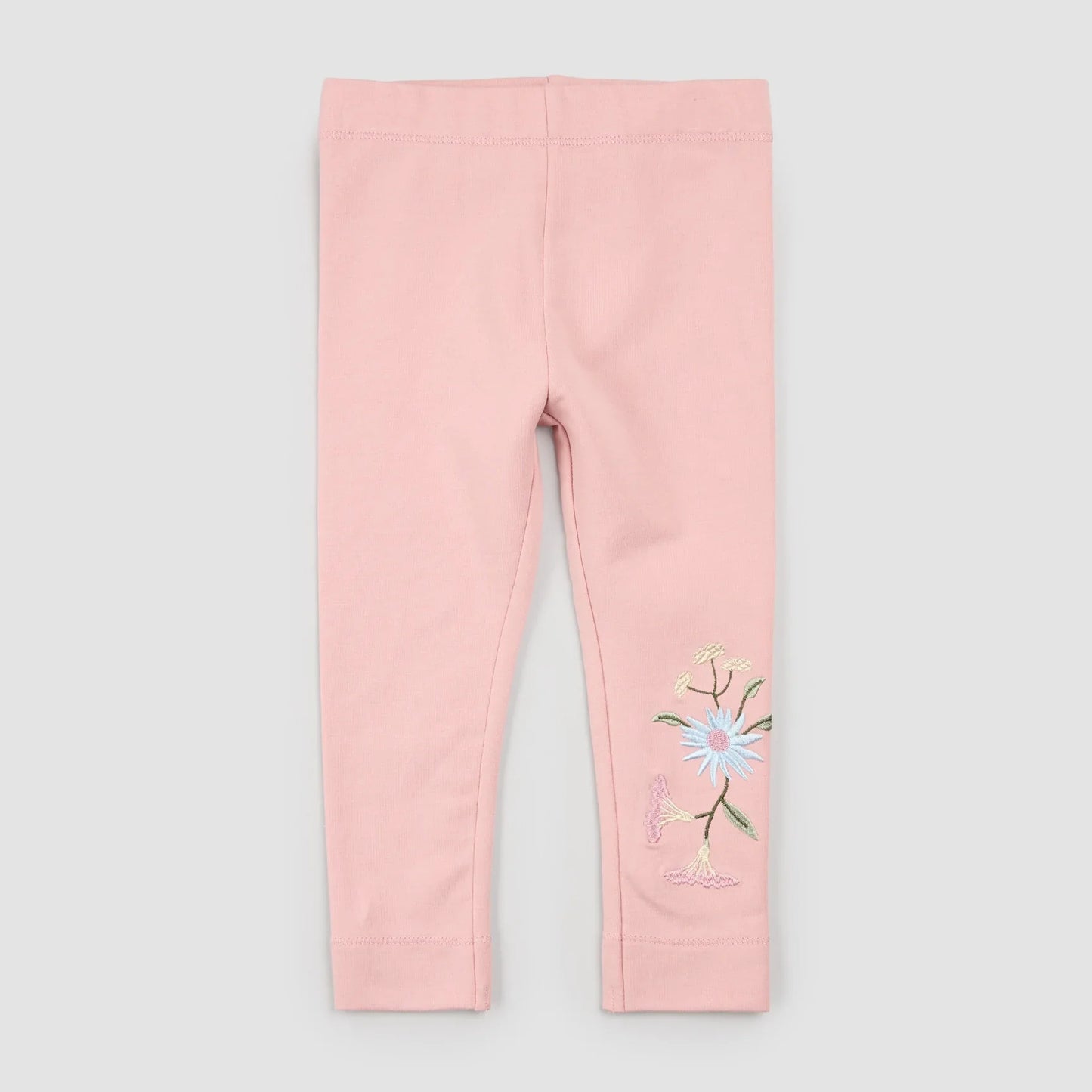 Legging | Détail fleuri sur fond rose Miles | Miles the Label