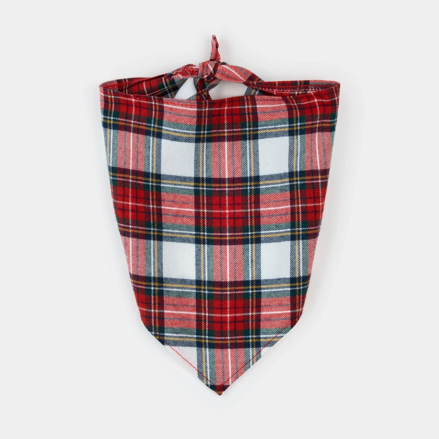 Bandana pour chien | Tartan à carreaux rouge | Petit Lem