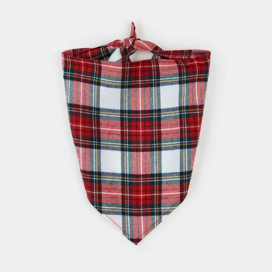 Dog Bandana | Red Tartan Plaid | Petit Lem