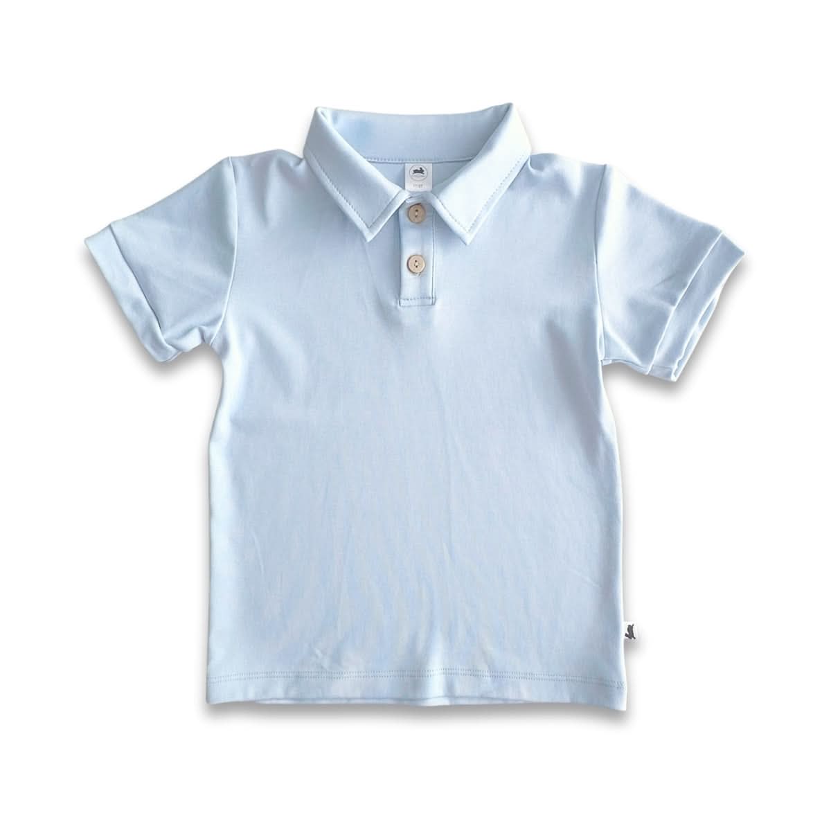 Kids' Bamboo Polo Shirt | Powder Blue