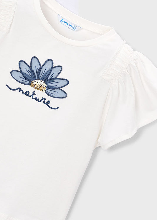 Mayoral T-Shirt with Appliqué 3004