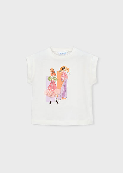 Mayoral Dolls Graphic T-Shirt 3005