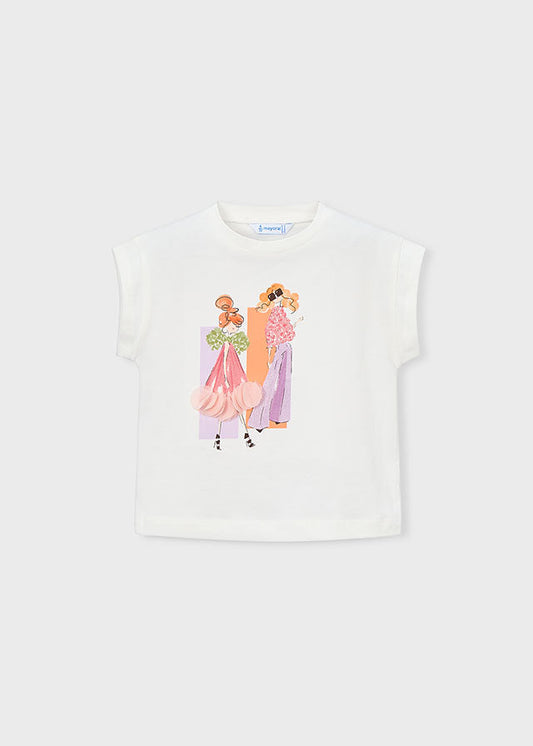 Mayoral Dolls Graphic T-Shirt 3005