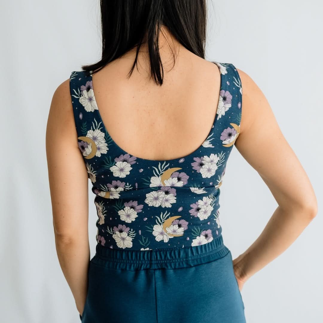 Débardeur long en bambou façon bralette pour femme | Juniper