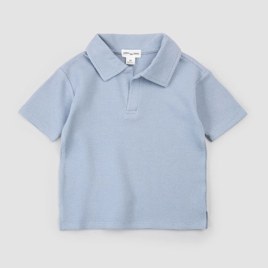 Polo Shirt | Powdered Blue | Miles the Label