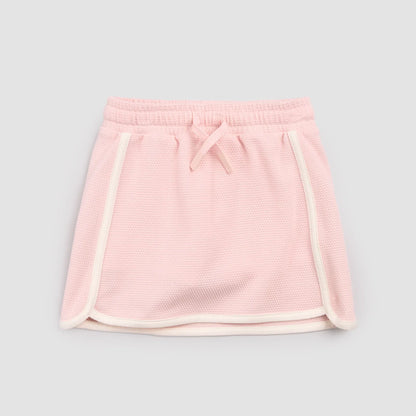 Jupe-short en tricot | Rose clair | Miles the Label