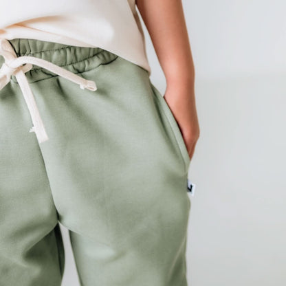 Joggers en molleton de bambou pour bébés et enfants | Canneberge