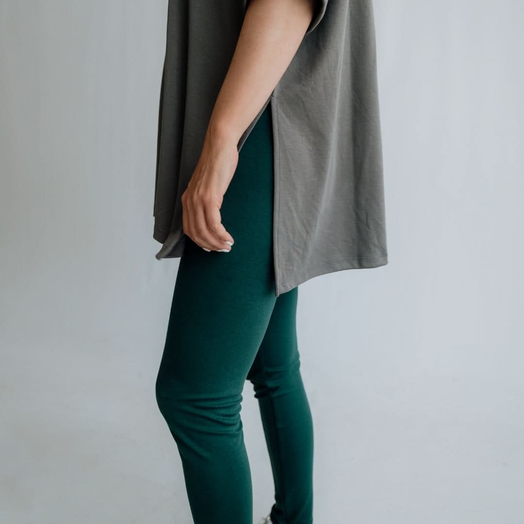 T-shirt oversize en bambou pour femme | Graphite