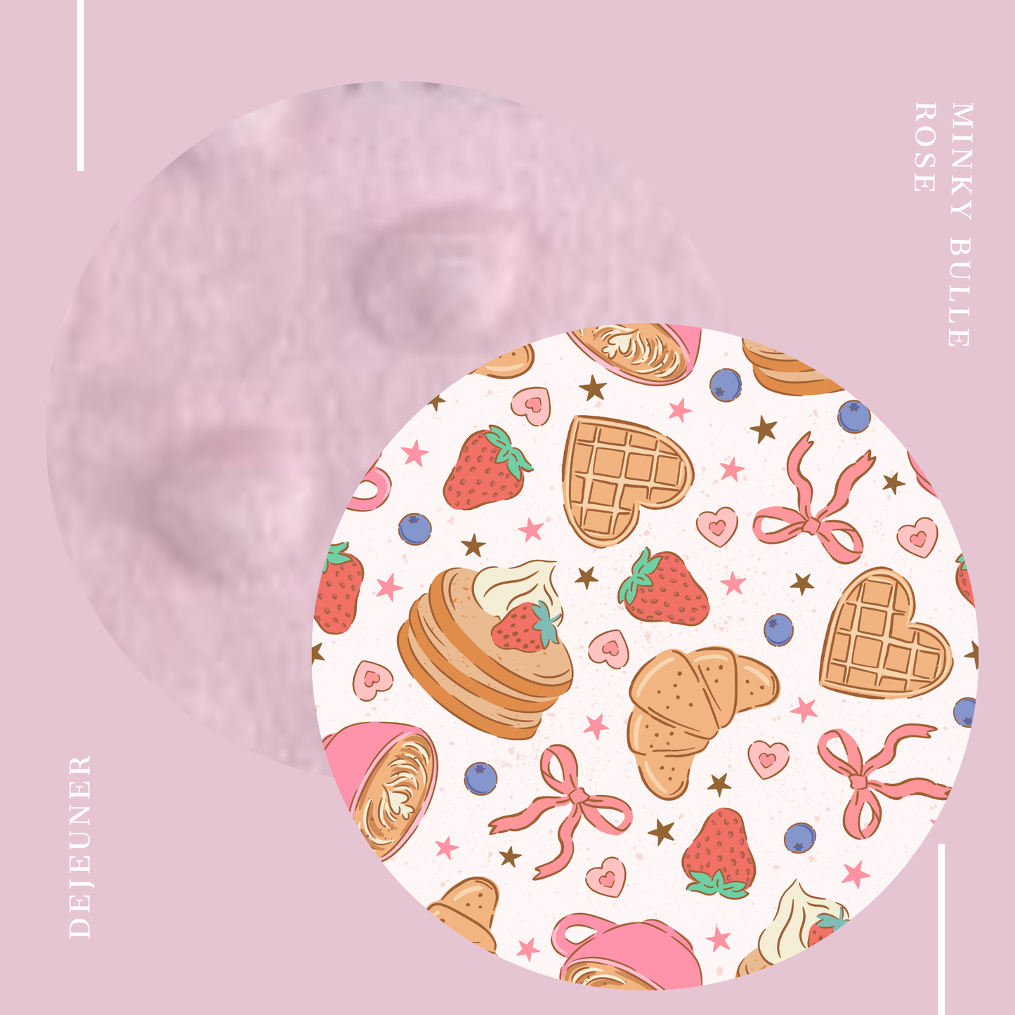 Doudou Minky et Minky à pois - Petit déjeuner