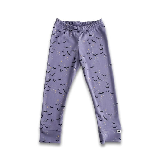 Youth Bamboo Leggings | Batty Twilight