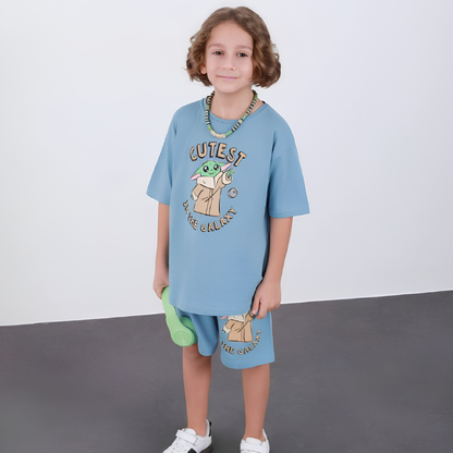 Ensemble short garçon Space Bros