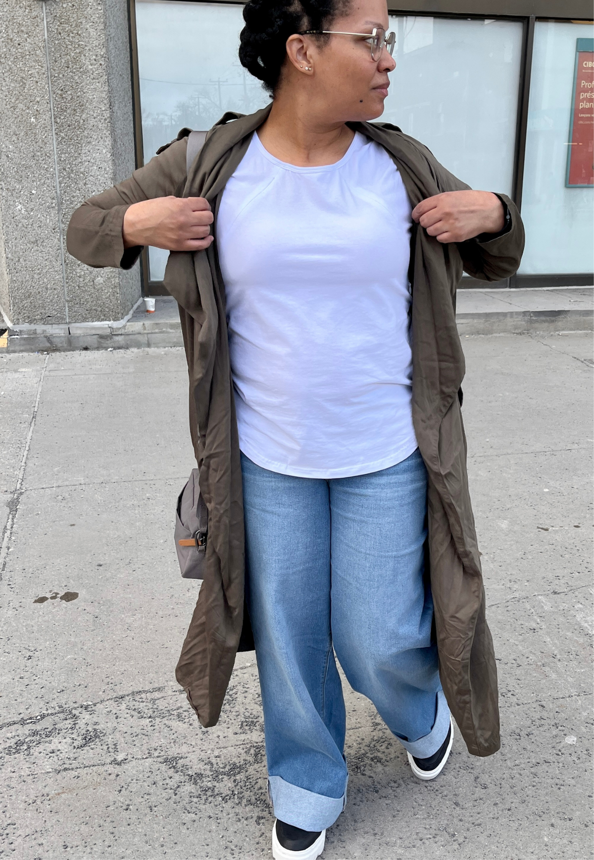 Willa Roll-Cuff Wide-Leg Maternity Jeans