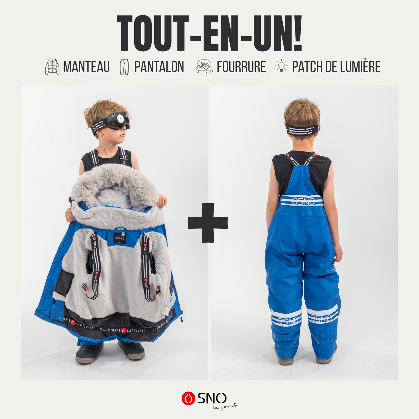 Liam Luxury Snowsuit - Ski Jacket and Pants
