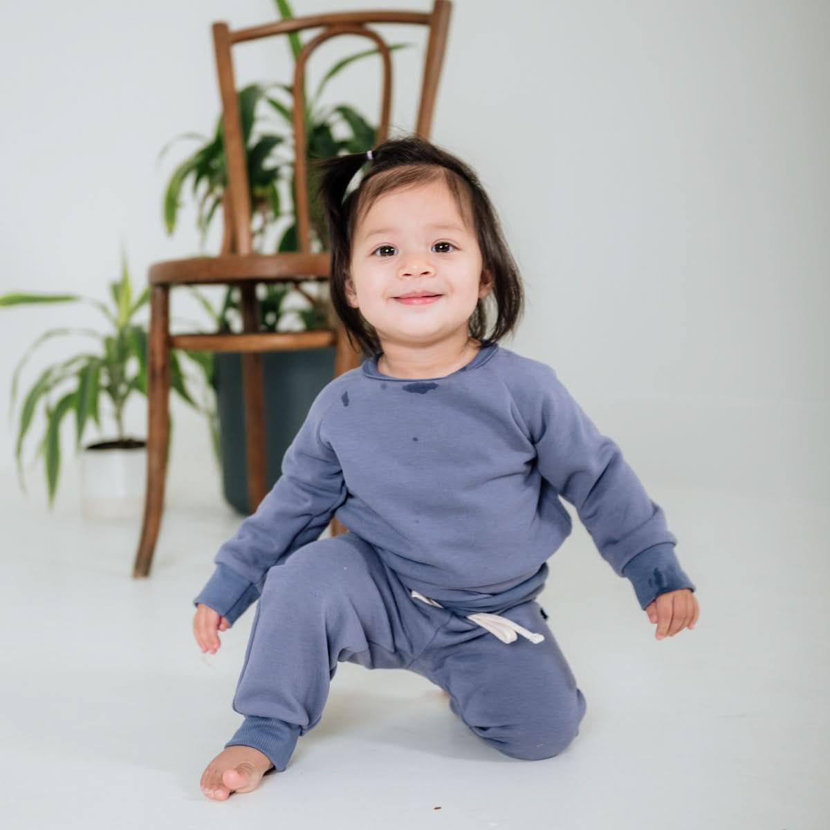 Baby/Kids' Bamboo Fleece Raglan Pullover | Dusty Lilac