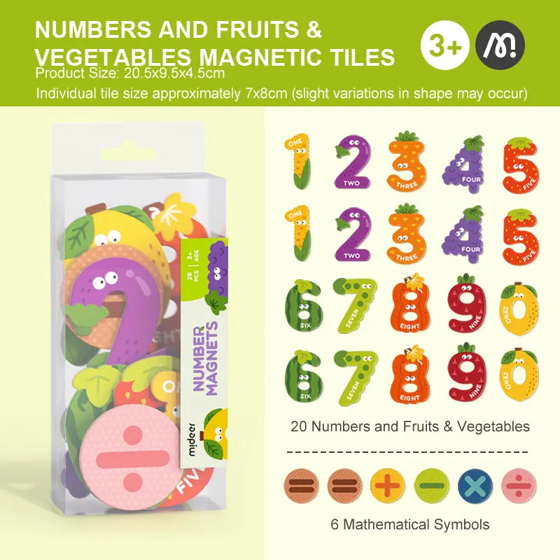 Mideer Magnets For Children - Numbers