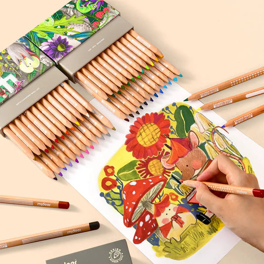 Vibrant Colored Pencil 48 Colors