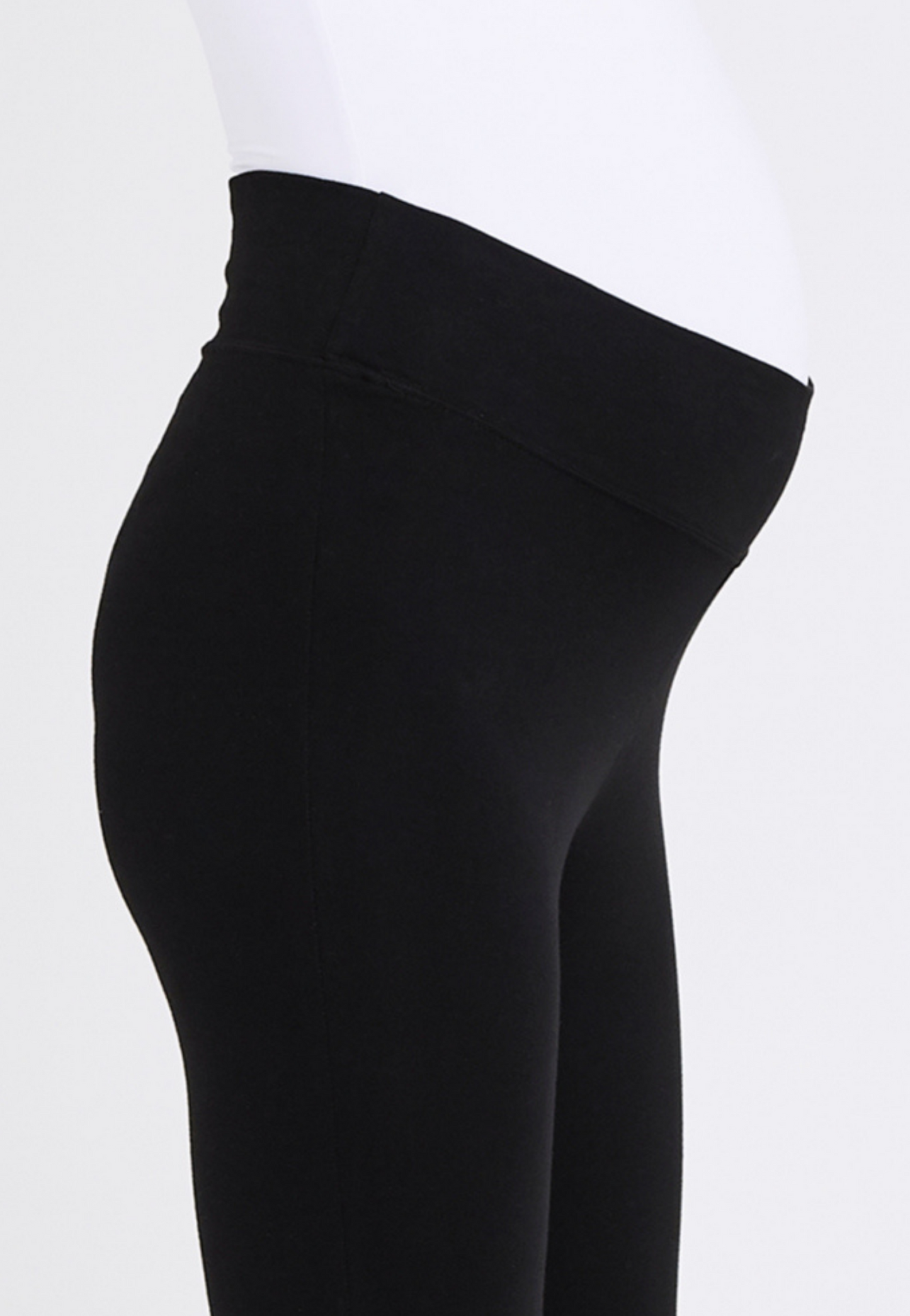Organic Essential 3/4 Maternity Leggings