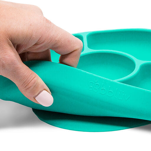 Yümi: Silicone Plate & Spoon Set || Yümi: Ensemble assiette et cuillère en silicone