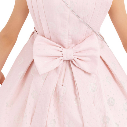 Robe de cérémonie rose Stardust pour fille