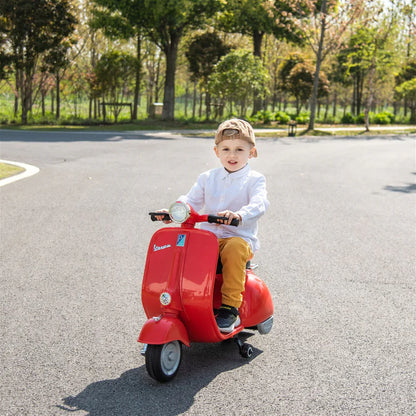 Scooter moto Vespa 12 V pour enfants