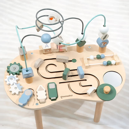Table d'activités Montessori en bois | Tableau d'activités | Table d'apprentissage