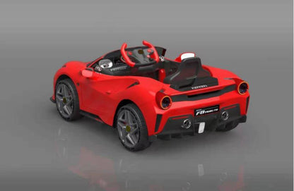 Voiture électrique 12 V pour enfant Ferrari F8 avec télécommande