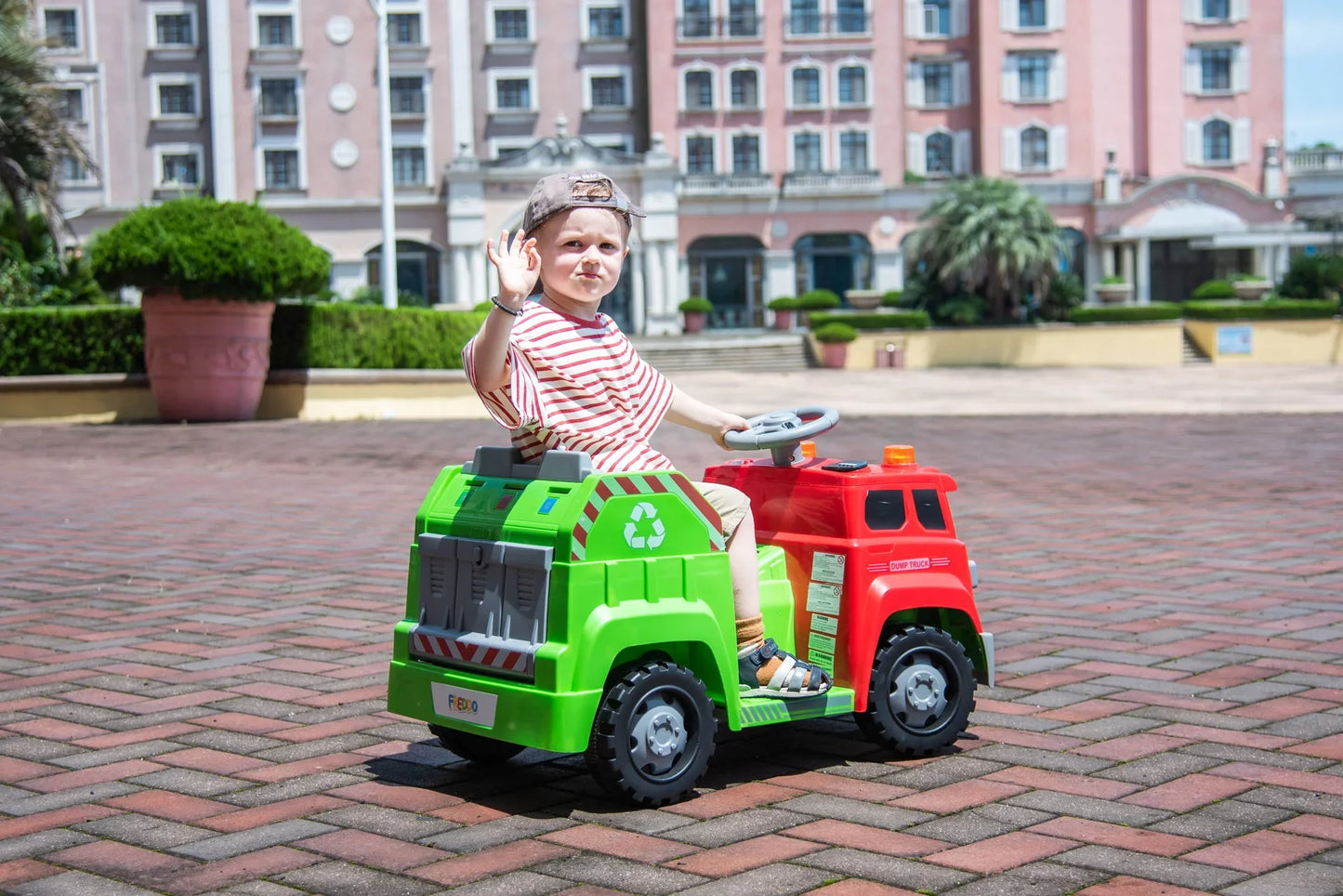 Camion Benne 12V pour Enfants avec Télécommande