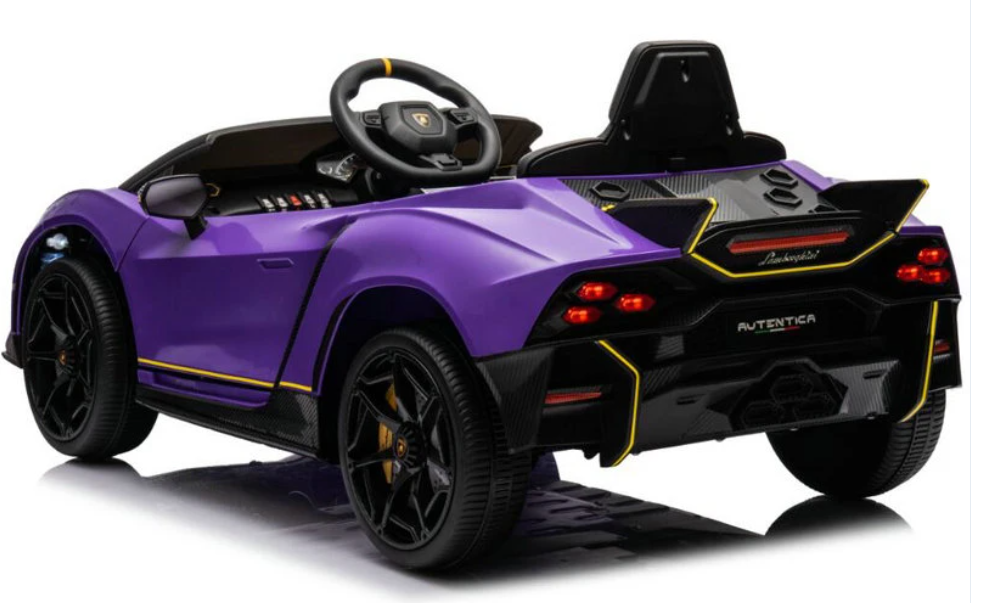 Voiture électrique Lamborghini Auténtica 2026 pour enfants avec télécommande