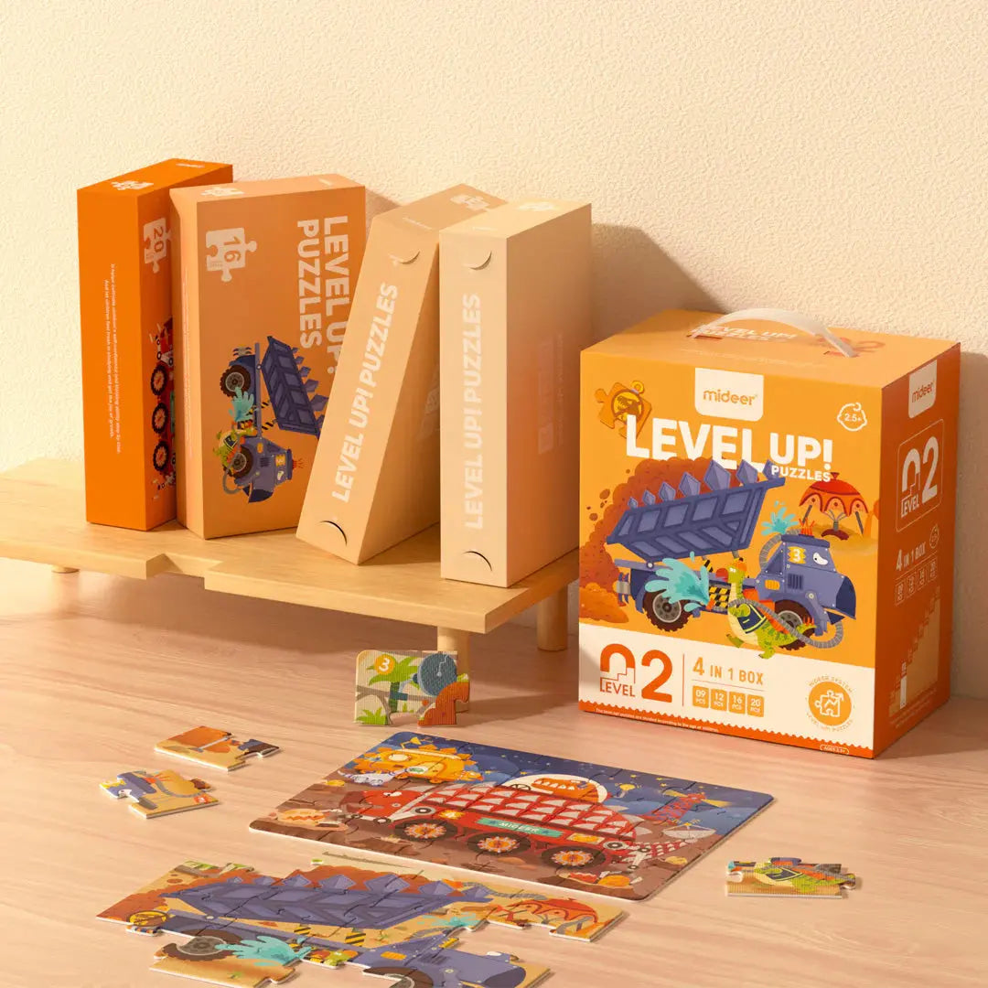 Level Up Puzzles - Level 2 Dinosaur Engineering