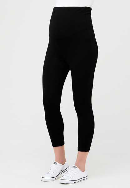 Organic Over-Bump 3/4 Maternity Leggings