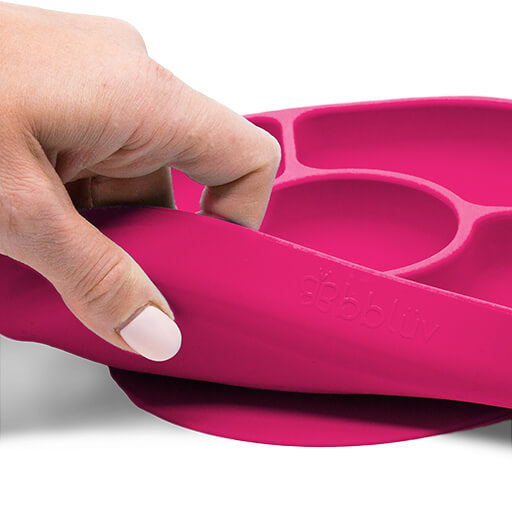 Yümi: Silicone Plate & Spoon Set || Yümi: Ensemble assiette et cuillère en silicone