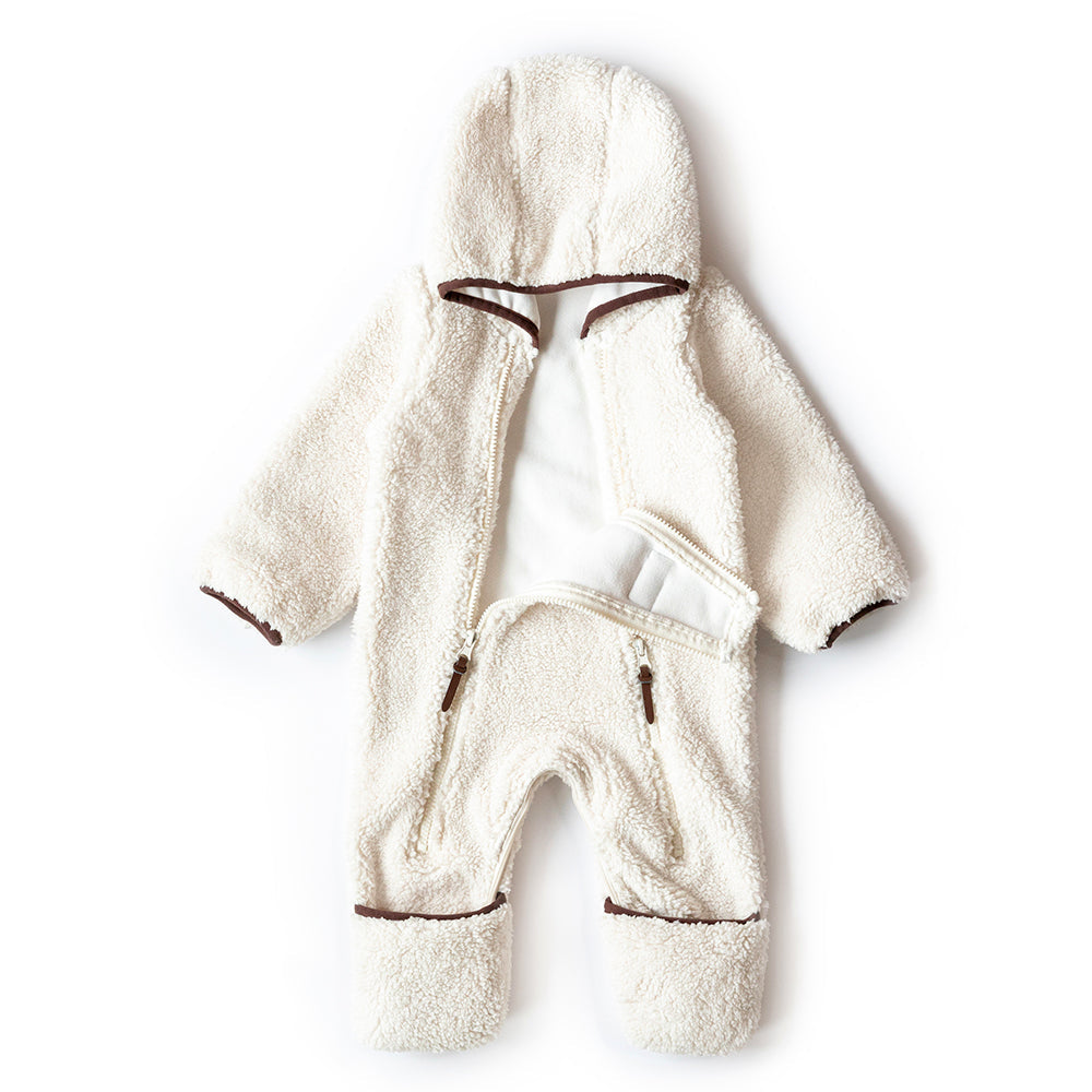 Petit coulou One-piece lined Sherpa suit (6-18m)