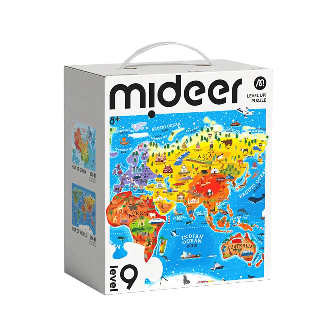 Level Up Puzzles - Level 9 Map of World and China