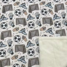 Doudou Minky et Fourrure - Foot