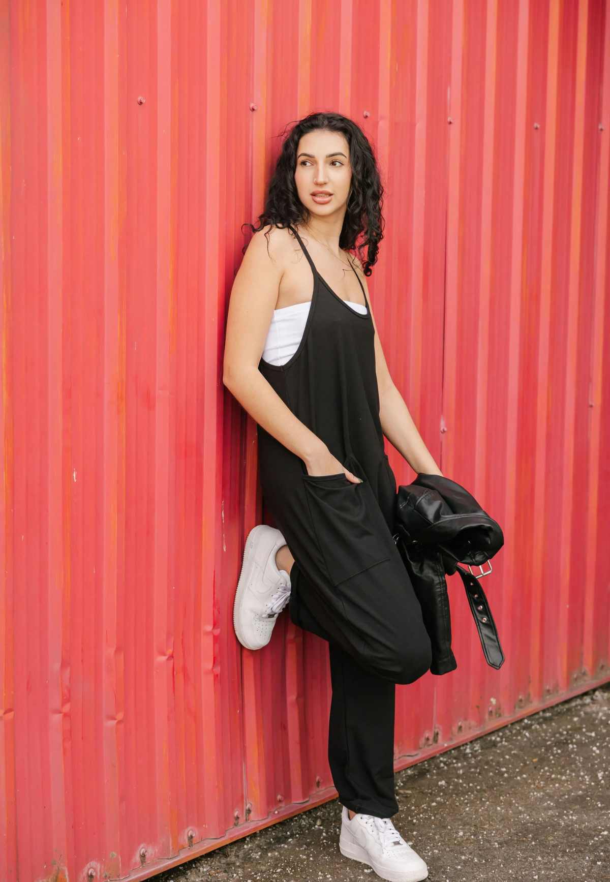 Abigael Midnight Black Romper